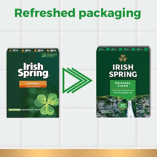 IRISH SPRING BAR SOAP ORIGINAL 3 BAR, 18 - 11.25 OZ