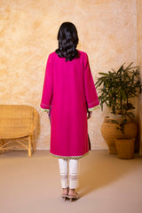 Sapphire- Embroidered Khaddar Shirt