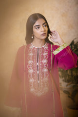 Sapphire- Embroidered Khaddar Shirt