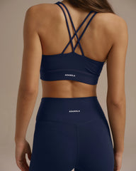 Ultimate Cross Back Bra - Navy Blue