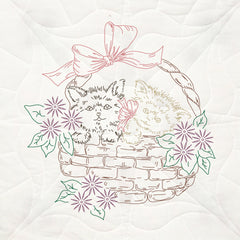 Fairway Stamped Quilt Blocks 18"X18" 6/Pkg