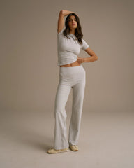 Cotton Yoga Pant - Grey Melange