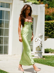 product Princess Polly Crew Neck Kenzie Maxi Dress Green