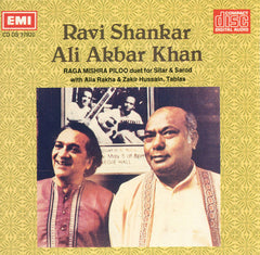 Ravi Shankar / Ali Akbar Khan : Raga Mishra Piloo (Duet For Sitar & Sarod) (CD, Album, RE)