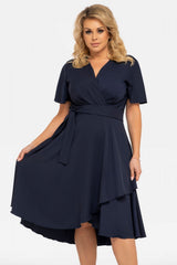 Vestido talla grande modelo 190952 Karko