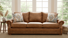 Palance Chestnut Tandem Autumn Sofa