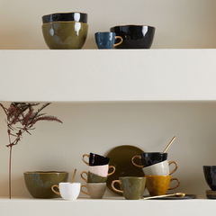 Good Morning cup Espresso Fir Green (set 4)