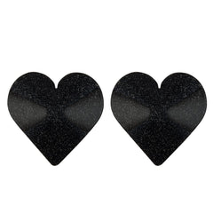 Agent Provocateur Alabama hjerte nipple covers bh-løsning black glitter Sort 1