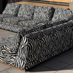 Modulsoffa 'Playboy' DUX 70-tal Zebra