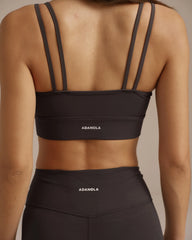 Ultimate Double Strap Bra - Coffee Bean
