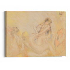Les Baigneuses au crabe, I (circa 1897-1900) - Pierre-Auguste Renoir - Canvas Print