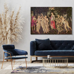 Leinwandbild Sandro Boticelli - Frühling (Primavera)