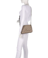 Guess Meridian Crossbody bag latte logo