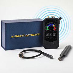Professional 3-in-1 Magnetic GPS Tracker Detector, Wireless RF Signal Sweeper & Camera Finder, Anti-Spy Device for Vehicles, Office, Fitting Rooms, Hotels