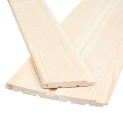 Perline legno “Innsbruck”; 12,5х96х2500mm; B; abete, conf. 10pz. - 9,82 €/m²