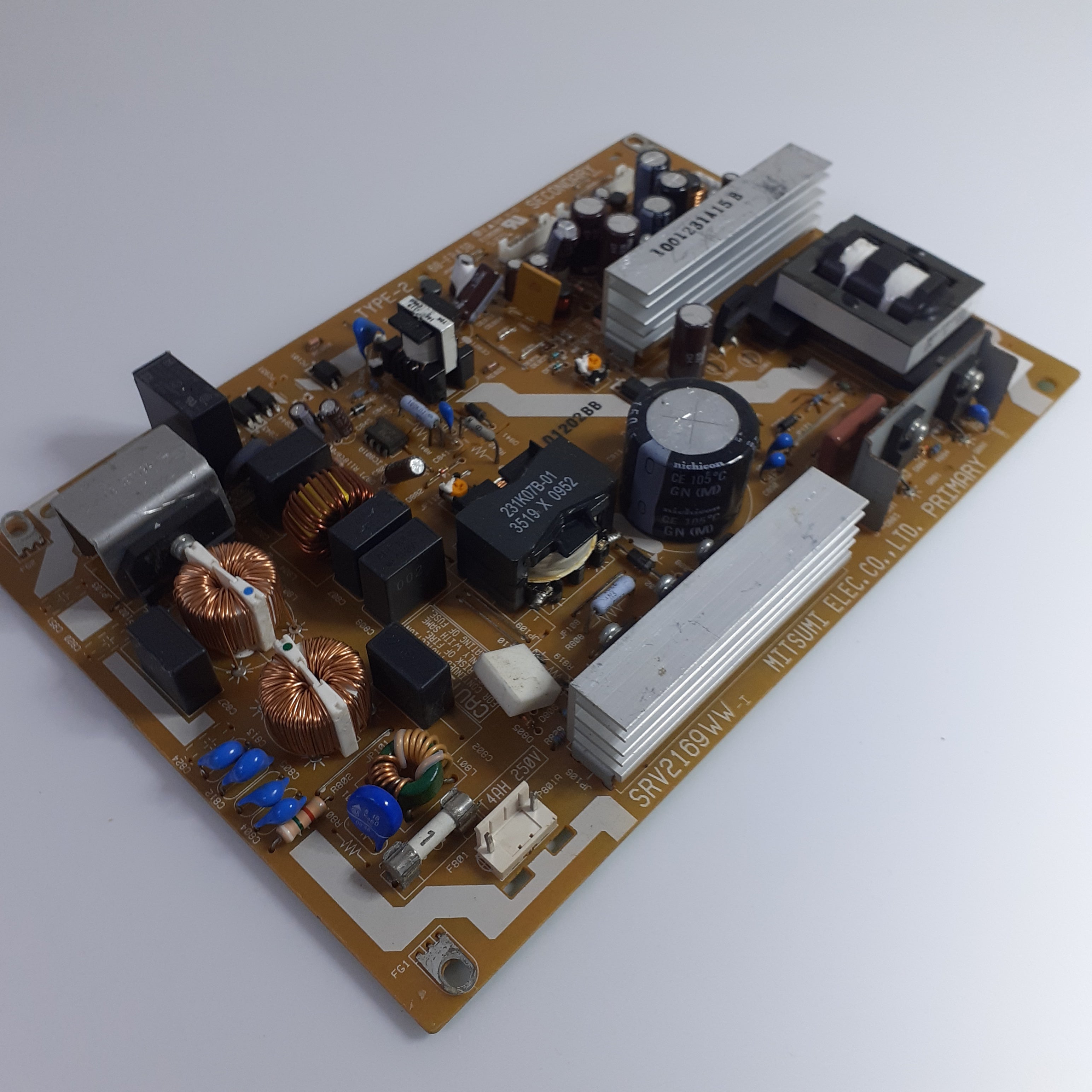 Carte d'alimentation MISTUMI SRV2169WW-I / 68FB43B pour Télé TOSHIBA 37AV555D