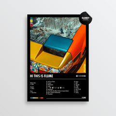 Flume Hi This Is Flume merch custom album cover poster music poster personalized gifts poster mockup poster template album posters for wall Sunny Designs Poster