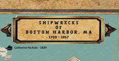Shipwreck Map of Boston Massachusetts