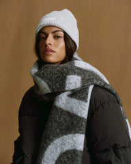 Knit Scarf - Grey Melange