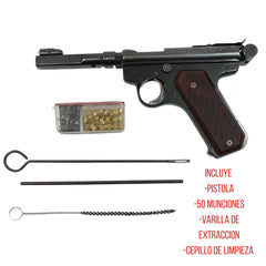 Pistola Deportiva Cabañas P-8 calibre 4.5 I Munisalva