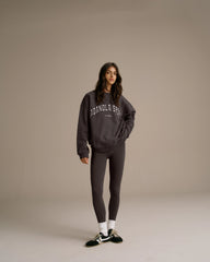 AS Oversized Sweatshirt - Washed Coffee Bean
