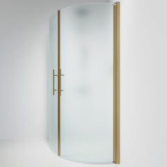 Rund - Frostad, Duschset - Rund, Matt/Brons - 100 cm - Duschkabinset - Kod - BATH DELUXE - PRESTIGE - 35-101-70-55-00 - BATHDELUXE SWEDEN