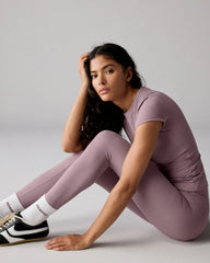 Ultimate Short Sleeve Top - Dusk Purple