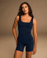 Ultimate Square Neck Top - Navy Blue