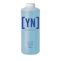 Young Nails Nail Swipe- Nail Dehydrator, Primer for Gel & Acrylic, Nail Prep Cleansing, Oil/Dust Remover for Gel Nail Polish, Acrylic Powder, 32 fl oz