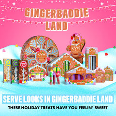 Holiday Fat Gingerbread House Kit zestaw błyszczyków i balsamów do ust