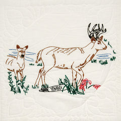Fairway Stamped Quilt Blocks 18"X18" 6/Pkg