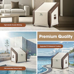 Outdoor Chair Cover, Patio Furniture Chair Cover Waterproof, Heavy Duty Patio Chair Cover fit for Deep Seat Chair, Outdoor Chair【Small, 2 Pack, 29W x 30D x 36H】