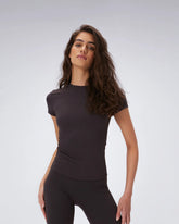 Ultimate Short Sleeve Top - Coffee Bean