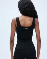 Ultimate Square Neck Top - Black