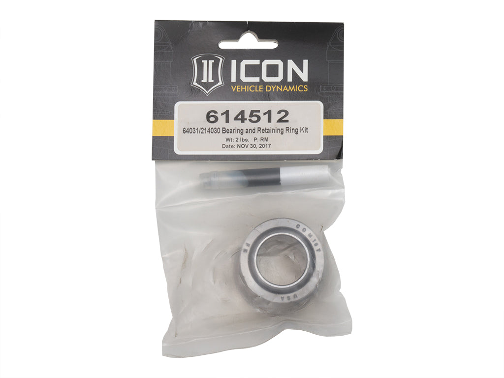 64031/214030 Bearing And Ret Ring Kit ICON Vehicle Dynamics