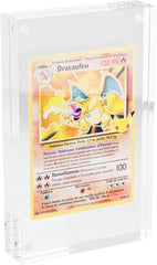 Single Card Display Case, Transparent Card Display Clear Card Stands, 35PT Acrylic TCG Triple Cards Frames