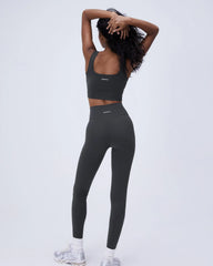 Ultimate Square Neck Bra - Graphite Grey