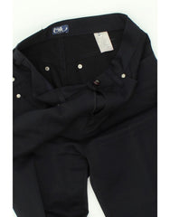 BYBLOS Womens Slim Casual Trousers W29 L32 Black Polyester Vintage Byblos and Second-Hand Byblos from Messina Hembry