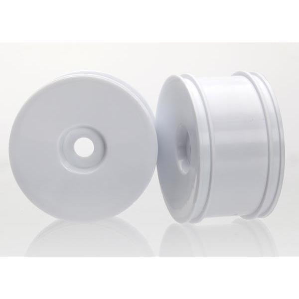 6474 Wheels dished white dyeable (2 - Swasey's Hardware & Hobbies