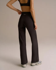 Ruched Front Yoga Pant - Coffee Bean