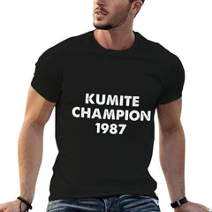 KUMITE CHAMPION 1987 Funny Viral Karate Video Meme Kung Fu Premium Trendy Pattern T-Shirt