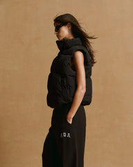 Puffer Gilet - Black