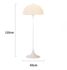 RoyaleGlow Retro Dansk Bordlamp / Golvlampa - Ikonisk Svampdesign för Moderna Utrymmen Carvallo