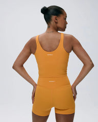 Ultimate Ultra Crop Shorts - Mango Orange