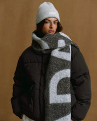 Knit Scarf - Grey Melange