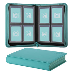 Toploader Binder 4-Pocket Side Load Trading Card Album Holds 128 Cards with Double-Sided Pockets for MTG Sports Cards Top Loader Storage