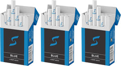 STEP Blue Light Smooth Herbal Cigarettes - (3 Boxes = 60ct)