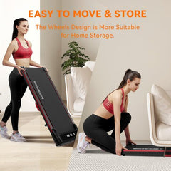 GTRACING Walking Pad Under Desk Treadmill for Home, Portable Treadmill with Remote Control, Jogging Machine 300 lbs Weight Capacity