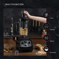 Licuadora Profesional Cookify Azul Alto Poder Trituración Total