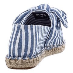 Amanda Knot Espandrillo Blue/White